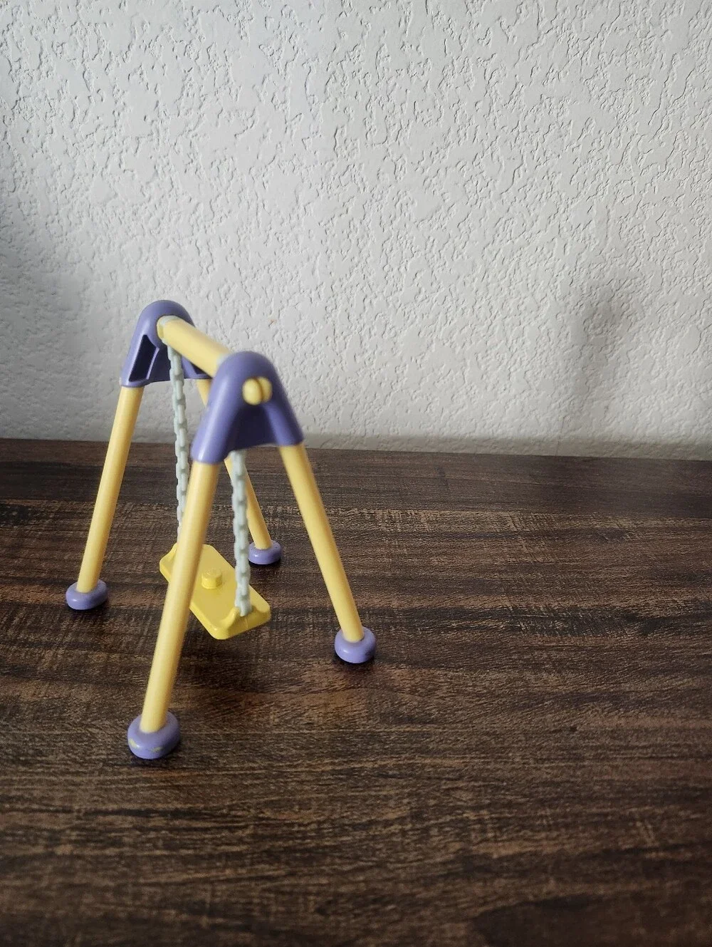 Bluey Yellow and Purple Kids Toy Swing Accessory - Playset Component
